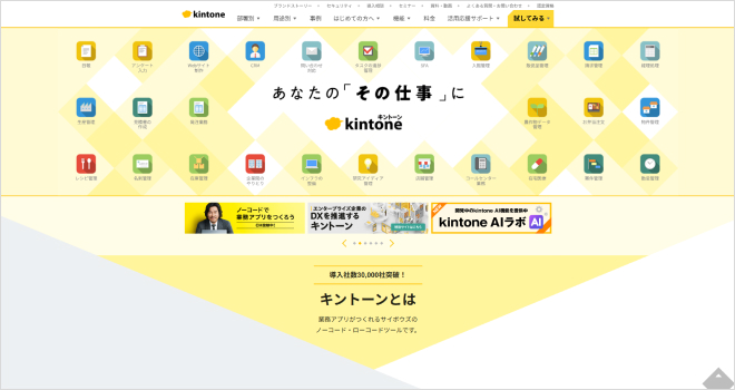 kintone（キントーン）